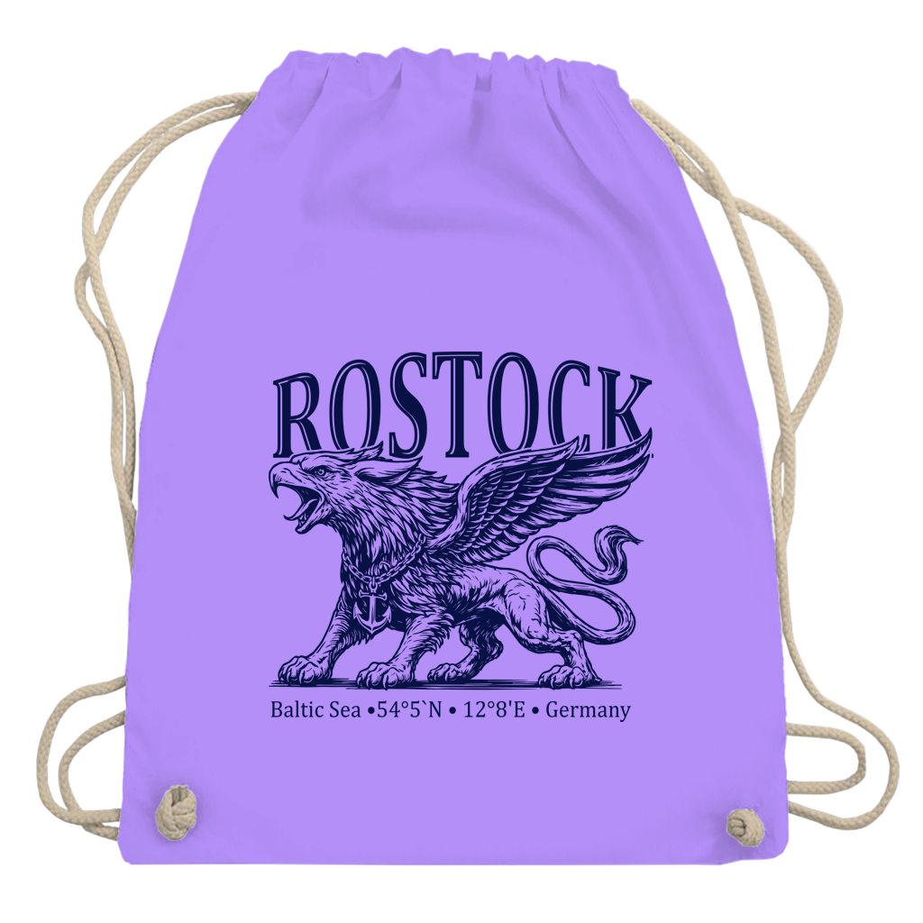 Kordelrucksack  "Rostock-Greif" #562