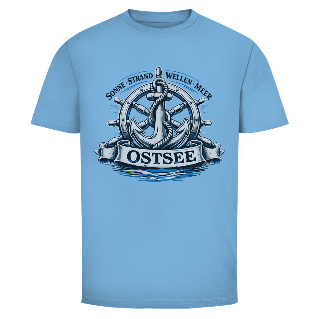 T-Shirt unisex "Ostsee Anker" #559 - einseitiger Druck