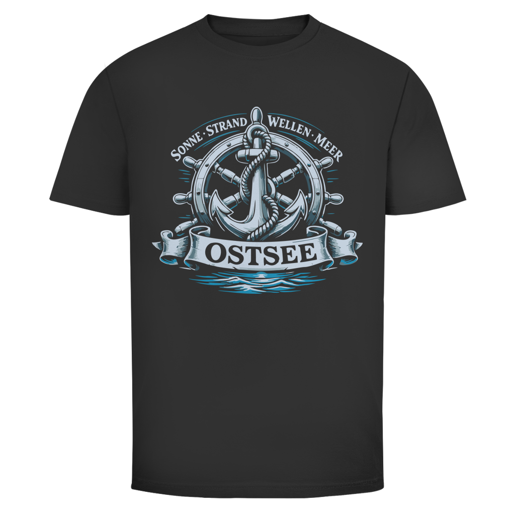 T-Shirt unisex "Ostsee Anker" #559 - einseitiger Druck