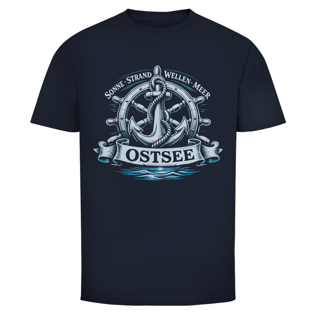 T-Shirt unisex "Ostsee Anker" #559 - einseitiger Druck