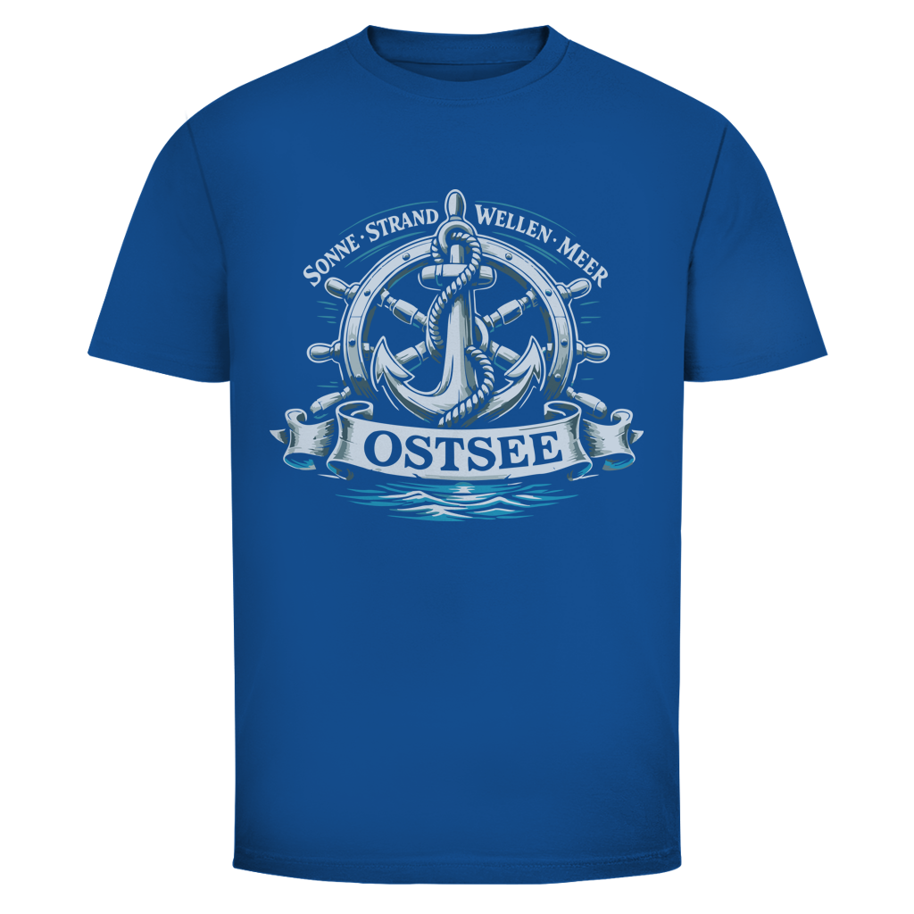 T-Shirt unisex "Ostsee Anker" #559 - einseitiger Druck