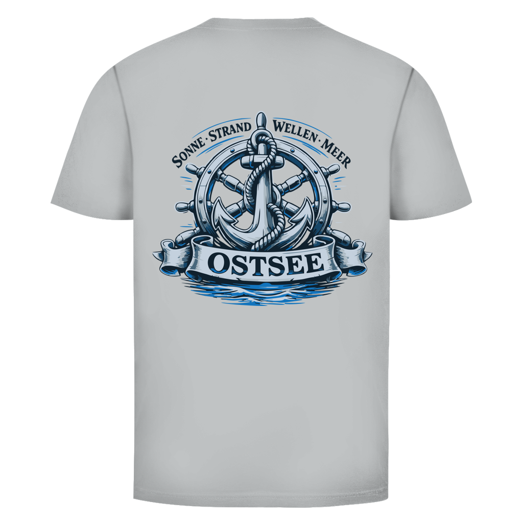 T-Shirt unisex  "Ostsee Anker" #559 - beidseitiger Druck