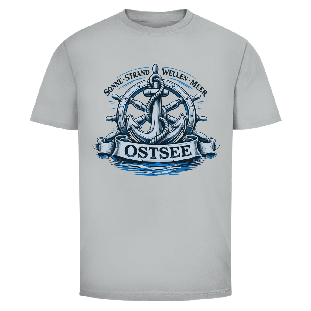 T-Shirt unisex  "Ostsee Anker" #559 - beidseitiger Druck