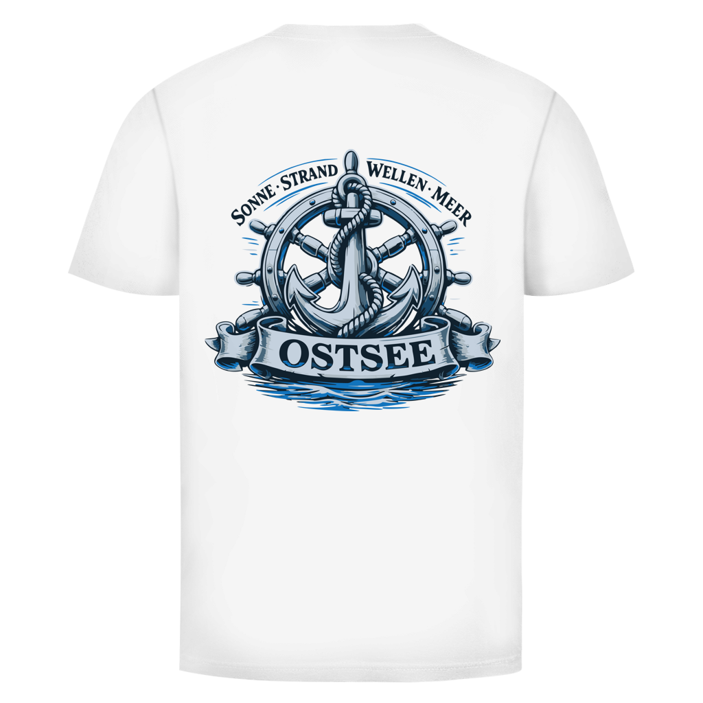 T-Shirt unisex  "Ostsee Anker" #559 - beidseitiger Druck