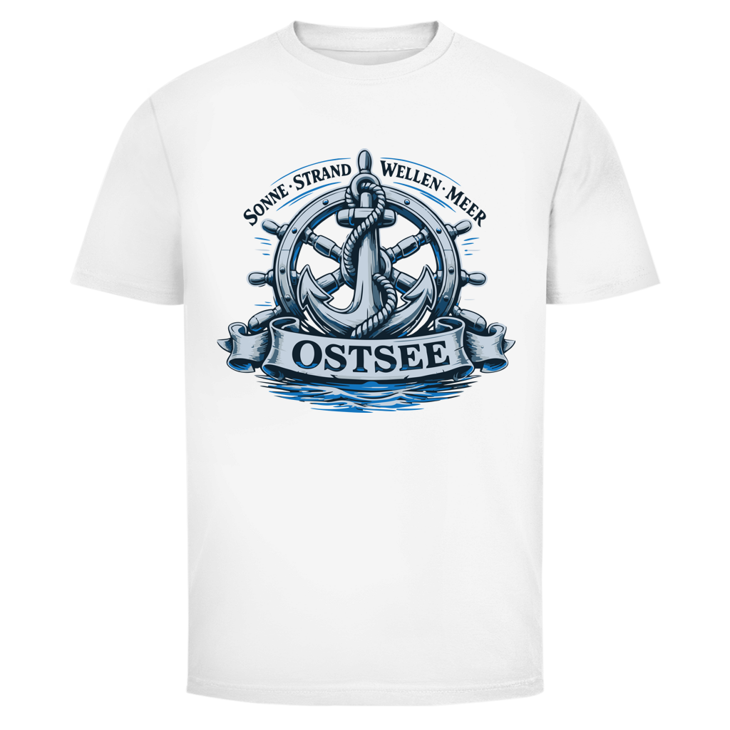 T-Shirt unisex  "Ostsee Anker" #559 - beidseitiger Druck
