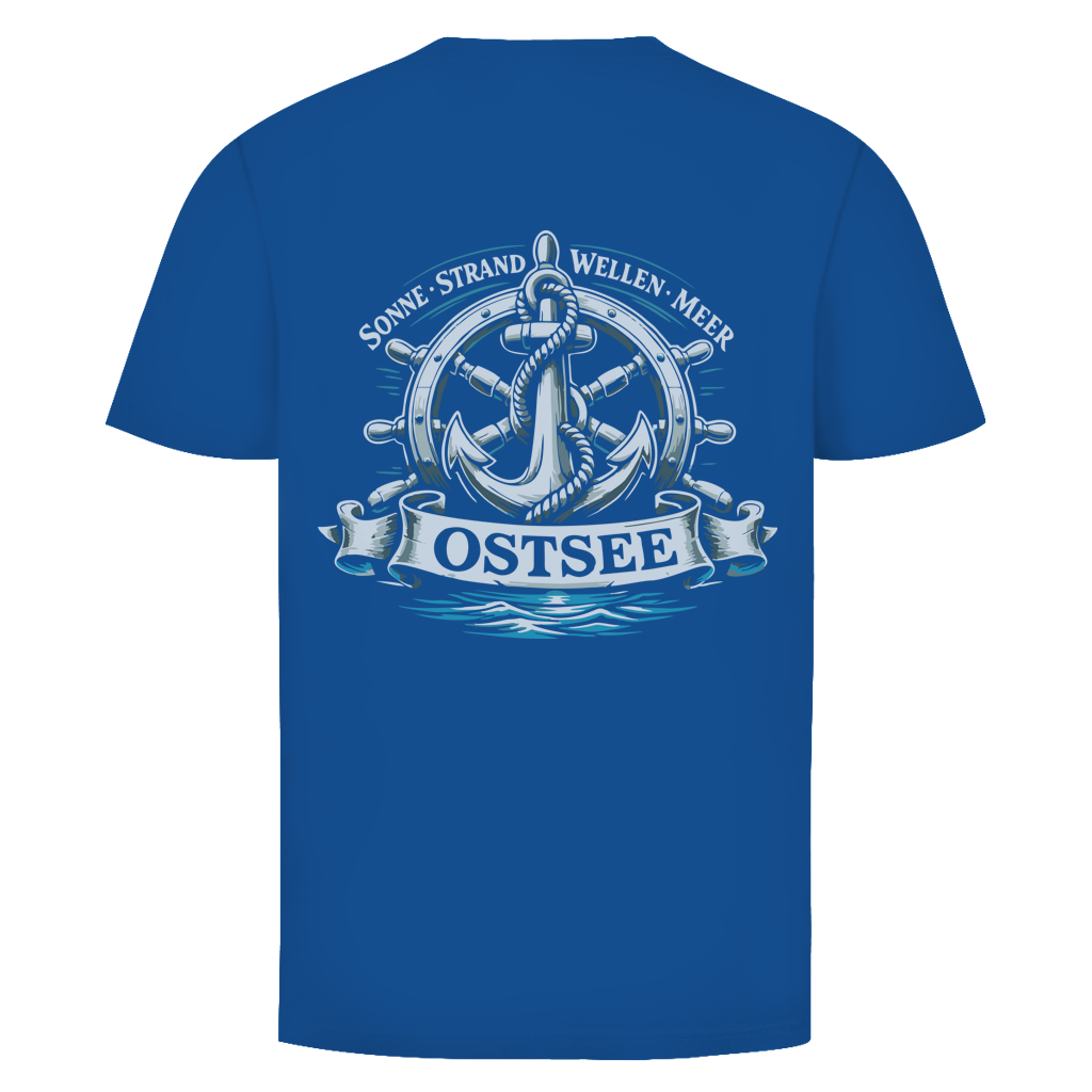 T-Shirt unisex  "Ostsee Anker" #559 - beidseitiger Druck