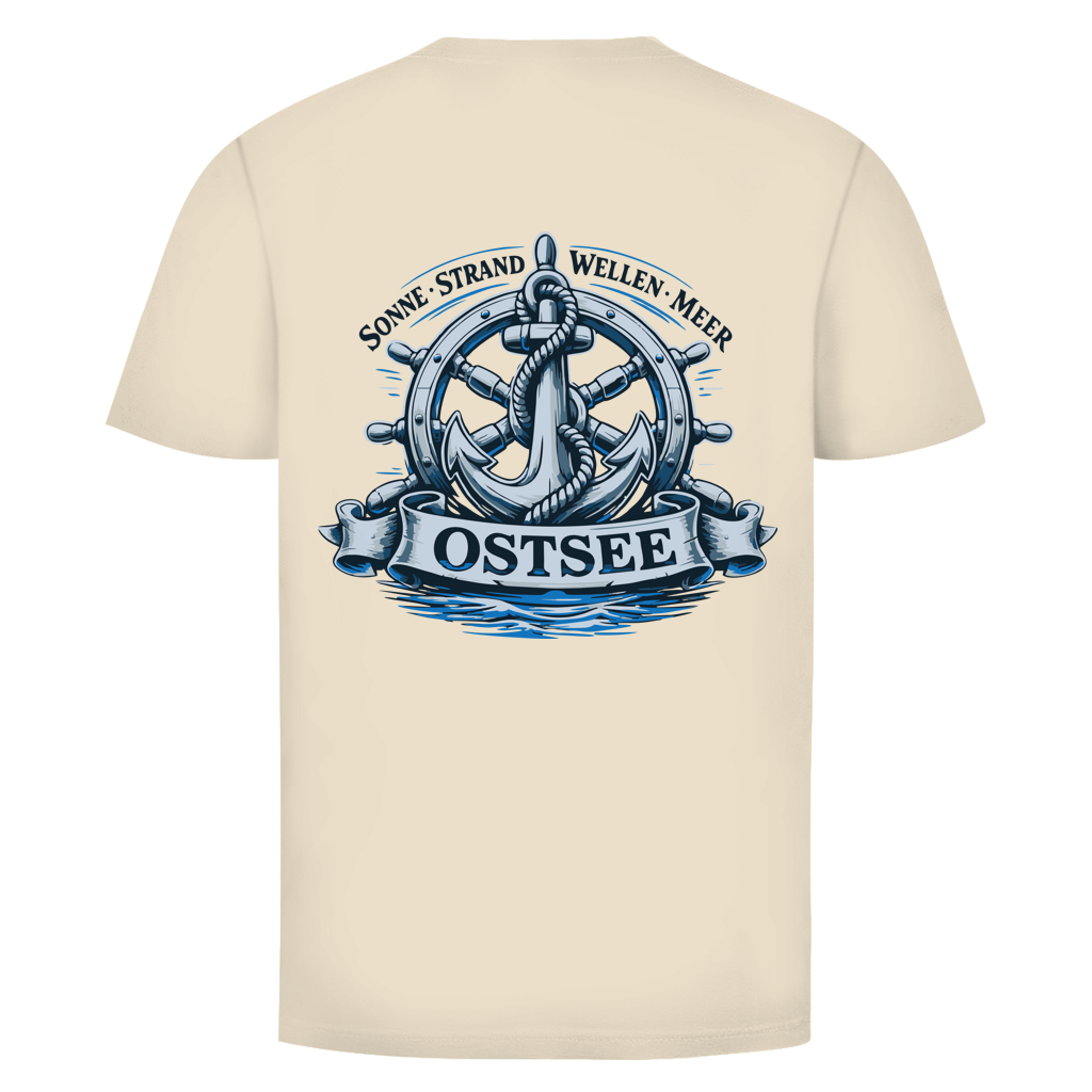 T-Shirt unisex  "Ostsee Anker" #559 - beidseitiger Druck