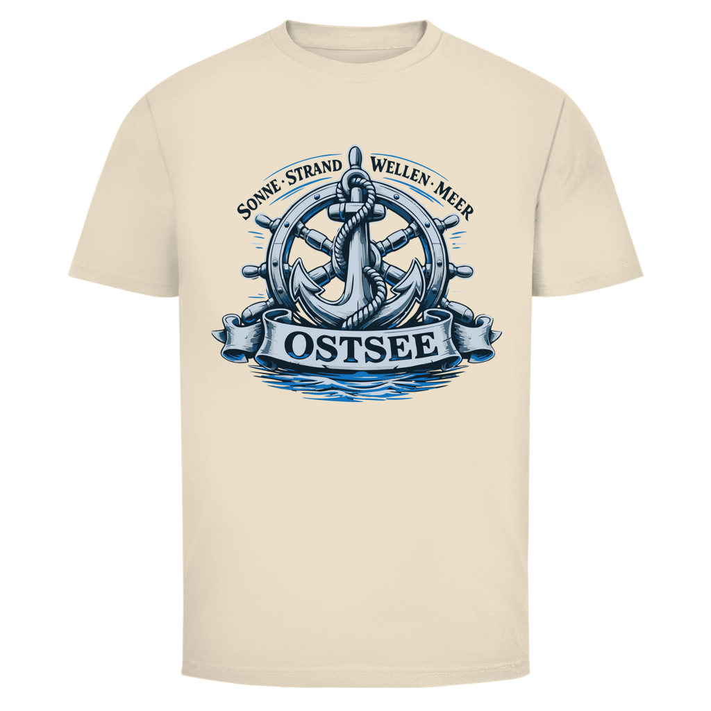 T-Shirt unisex  "Ostsee Anker" #559 - beidseitiger Druck