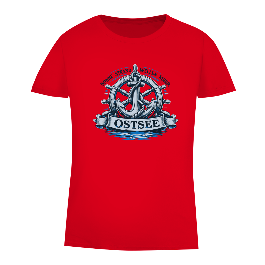 T-Shirt Damen   "Ostsee Anker" #559