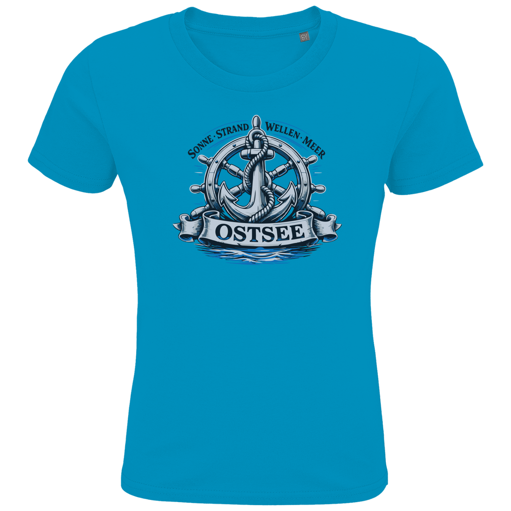 T-Shirt Kinder "Ostsee Anker" #559 - einseitiger Druck