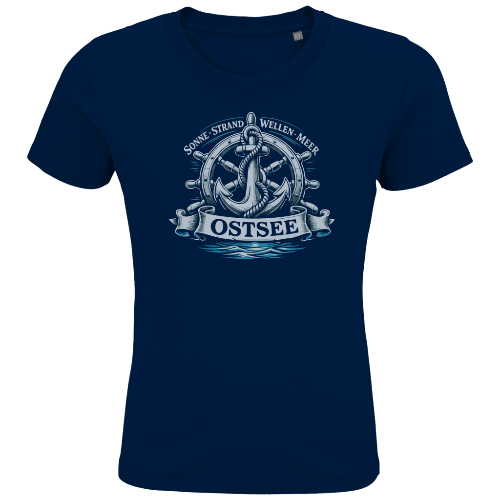 T-Shirt Kinder "Ostsee Anker" #559 - einseitiger Druck