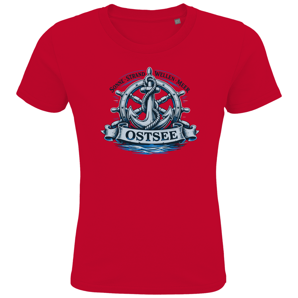 T-Shirt Kinder "Ostsee Anker" #559 - einseitiger Druck