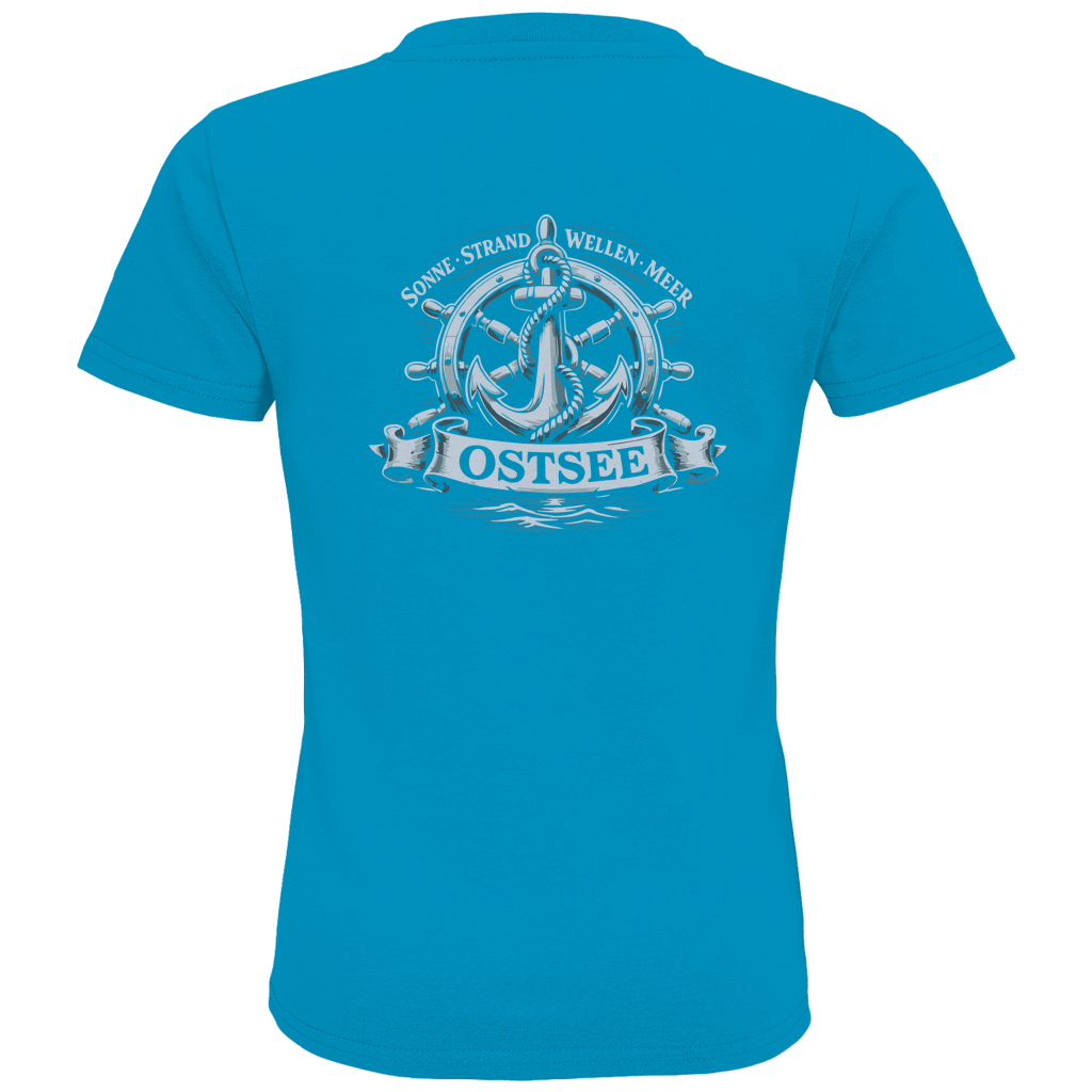 T-Shirt Kinder  "Ostsee Anker" #559 - beidseitiger Druck