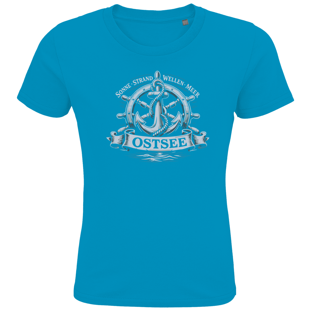 T-Shirt Kinder  "Ostsee Anker" #559 - beidseitiger Druck