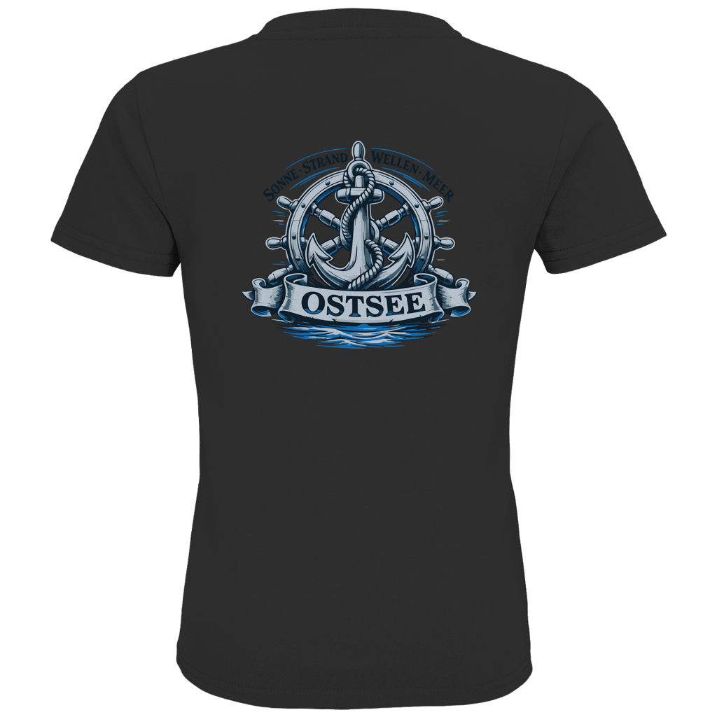 T-Shirt Kinder  "Ostsee Anker" #559 - beidseitiger Druck