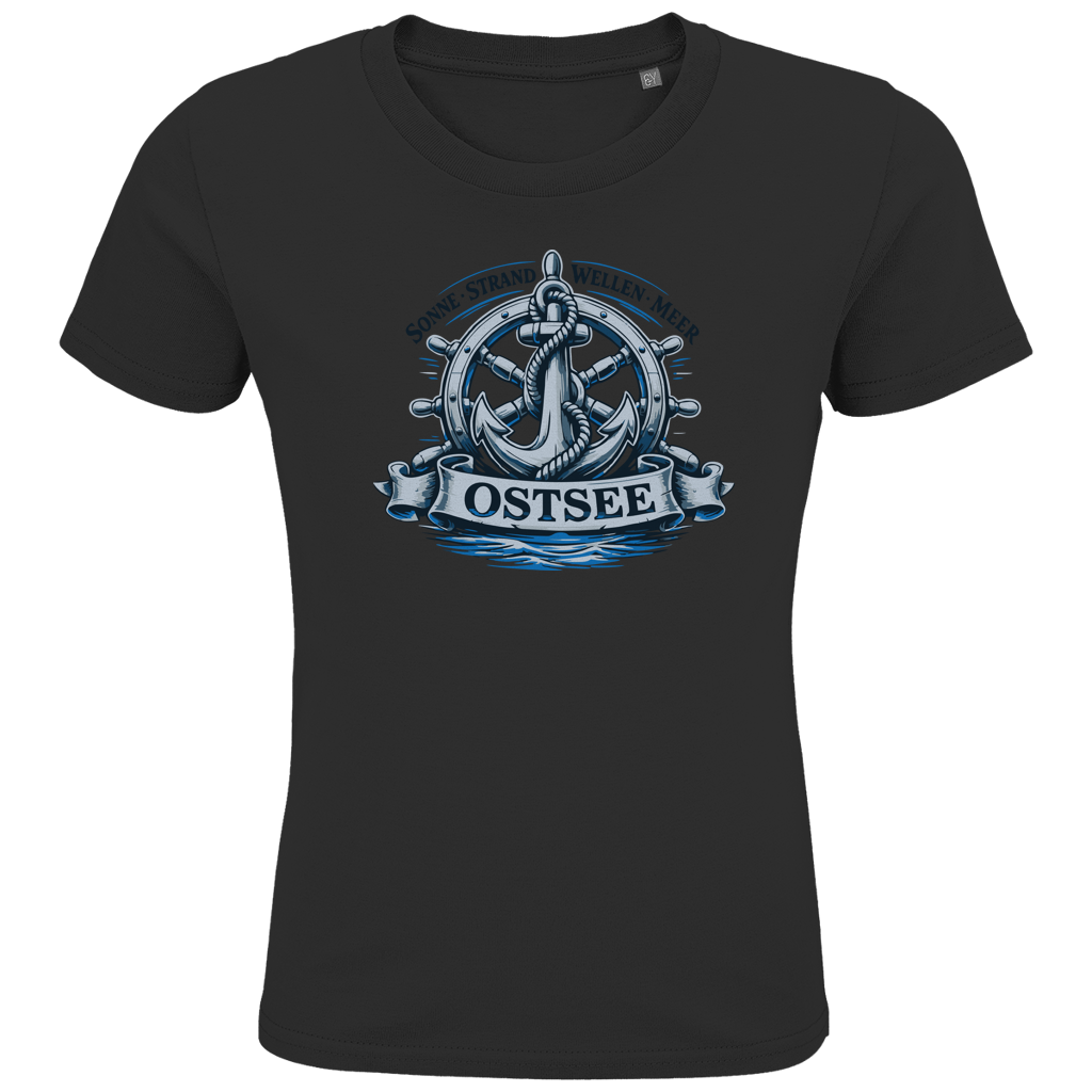 T-Shirt Kinder  "Ostsee Anker" #559 - beidseitiger Druck