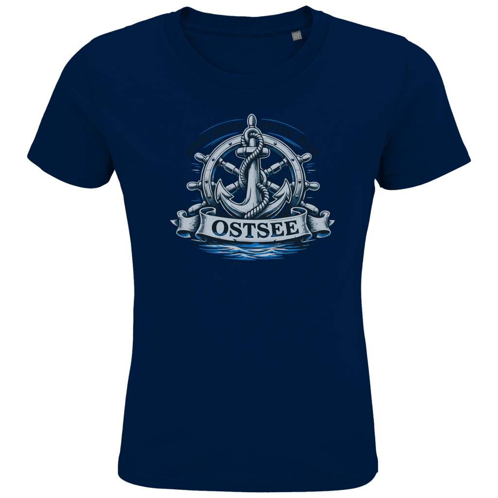 T-Shirt Kinder  "Ostsee Anker" #559 - beidseitiger Druck