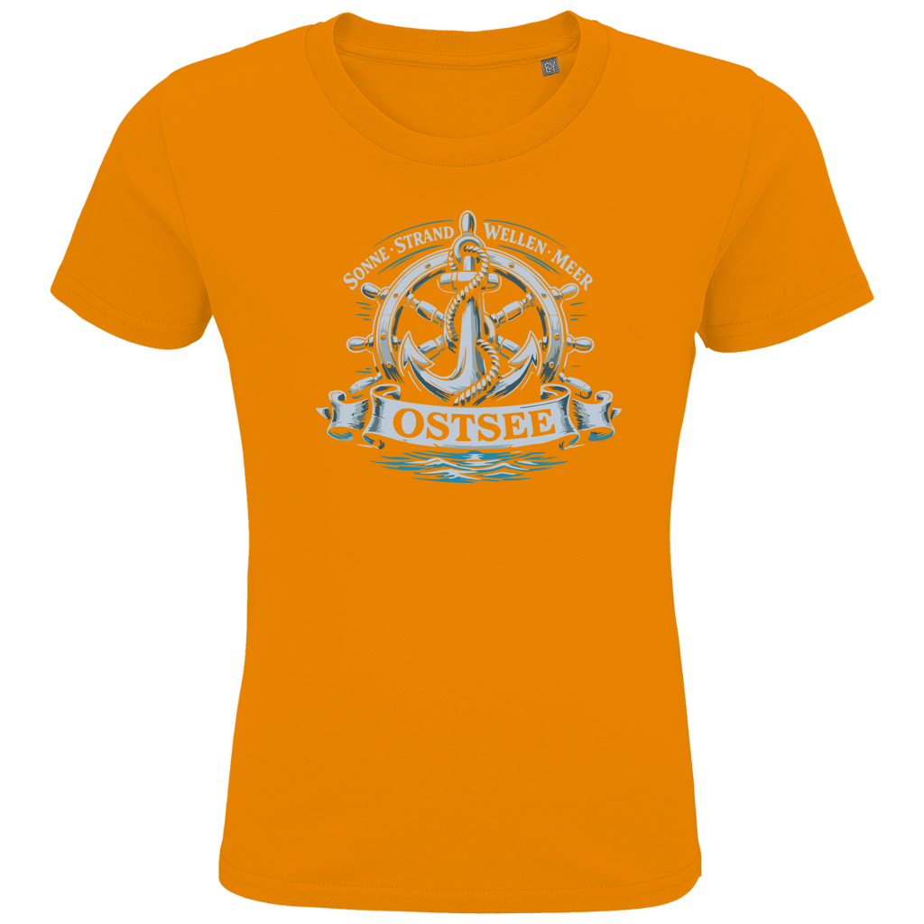 T-Shirt Kinder  "Ostsee Anker" #559 - beidseitiger Druck
