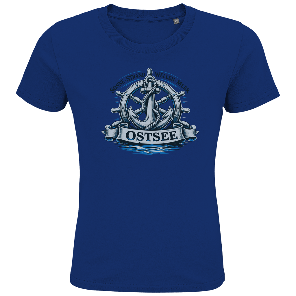 T-Shirt Kinder  "Ostsee Anker" #559 - beidseitiger Druck