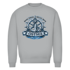 Sweatshirt Herren "Ostsee Anker" #559 - beidseitiger Druck