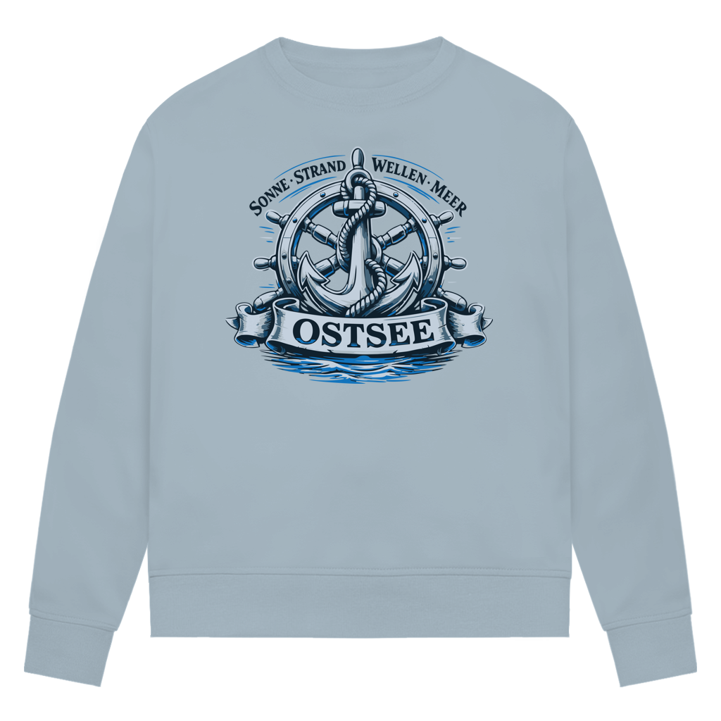 Sweatshirt Damen  "Ostsee Anker" #559