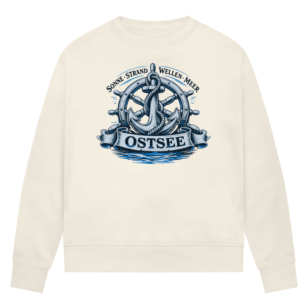Sweatshirt Damen  "Ostsee Anker" #559