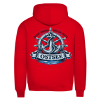 Hoodie Herren  "Ostsee Anker" #559 - beidseitiger Druck