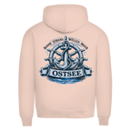 Hoodie Herren  "Ostsee Anker" #559 - beidseitiger Druck