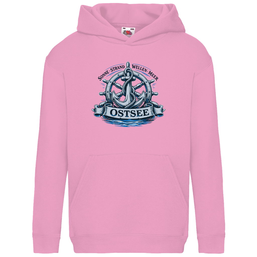 Hoodie Kinder  "Ostsee Anker" #559 - einseitiger Druck