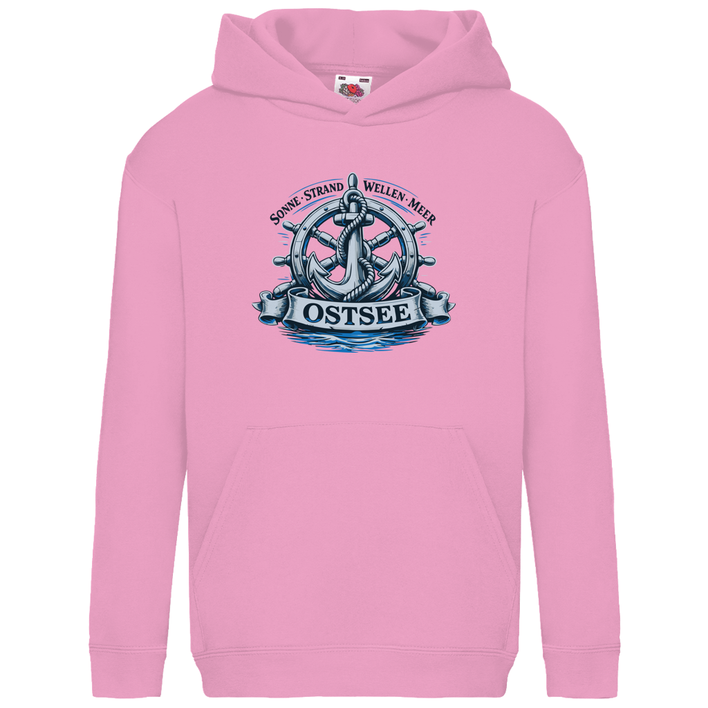 Hoodie Kinder  "Ostsee Anker" #559 - beidseitiger Druck