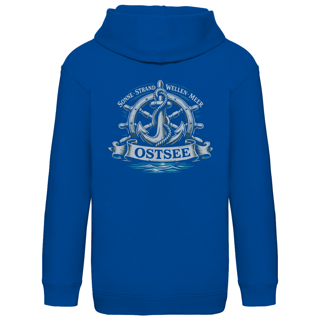 Hoodie Kinder  "Ostsee Anker" #559 - beidseitiger Druck