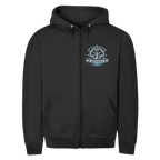 Hoodie-Jacke  "Ostsee Anker" #559 - beidseitiger Druck