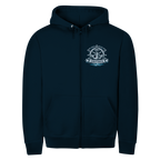 Hoodie-Jacke  "Ostsee Anker" #559 - beidseitiger Druck