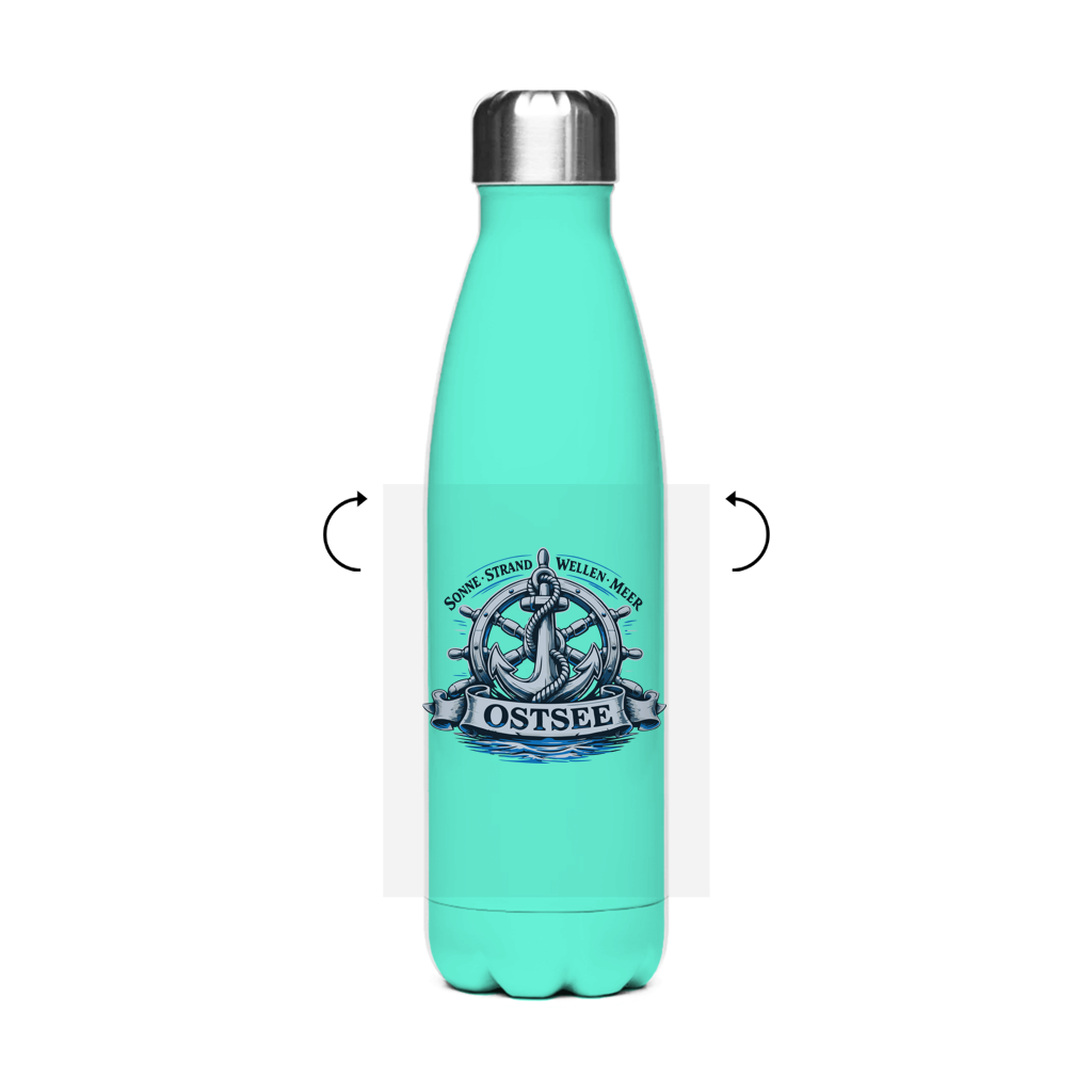 Edelstahl-Thermoflasche  "Ostsee Anker" #559