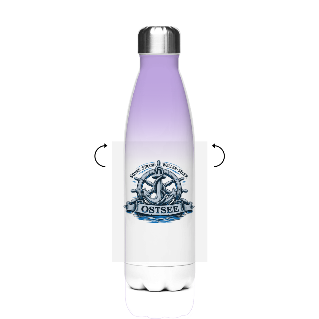 Edelstahl-Thermoflasche  "Ostsee Anker" #559