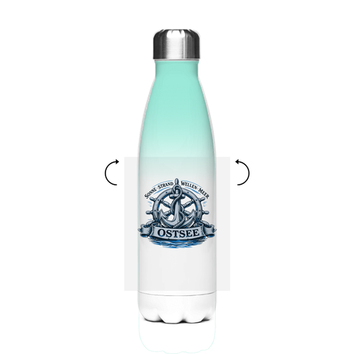 Edelstahl-Thermoflasche  "Ostsee Anker" #559