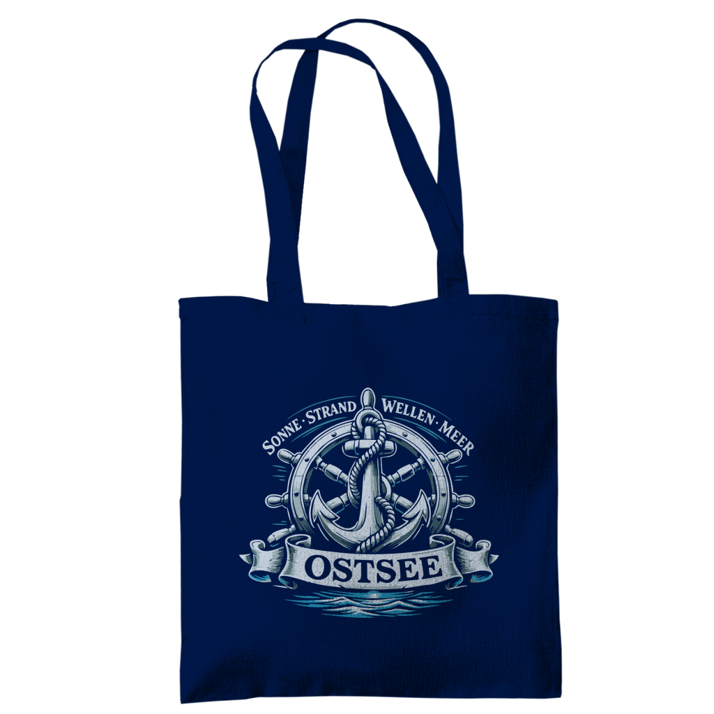 Baumwolltasche   "Ostsee Anker" #559