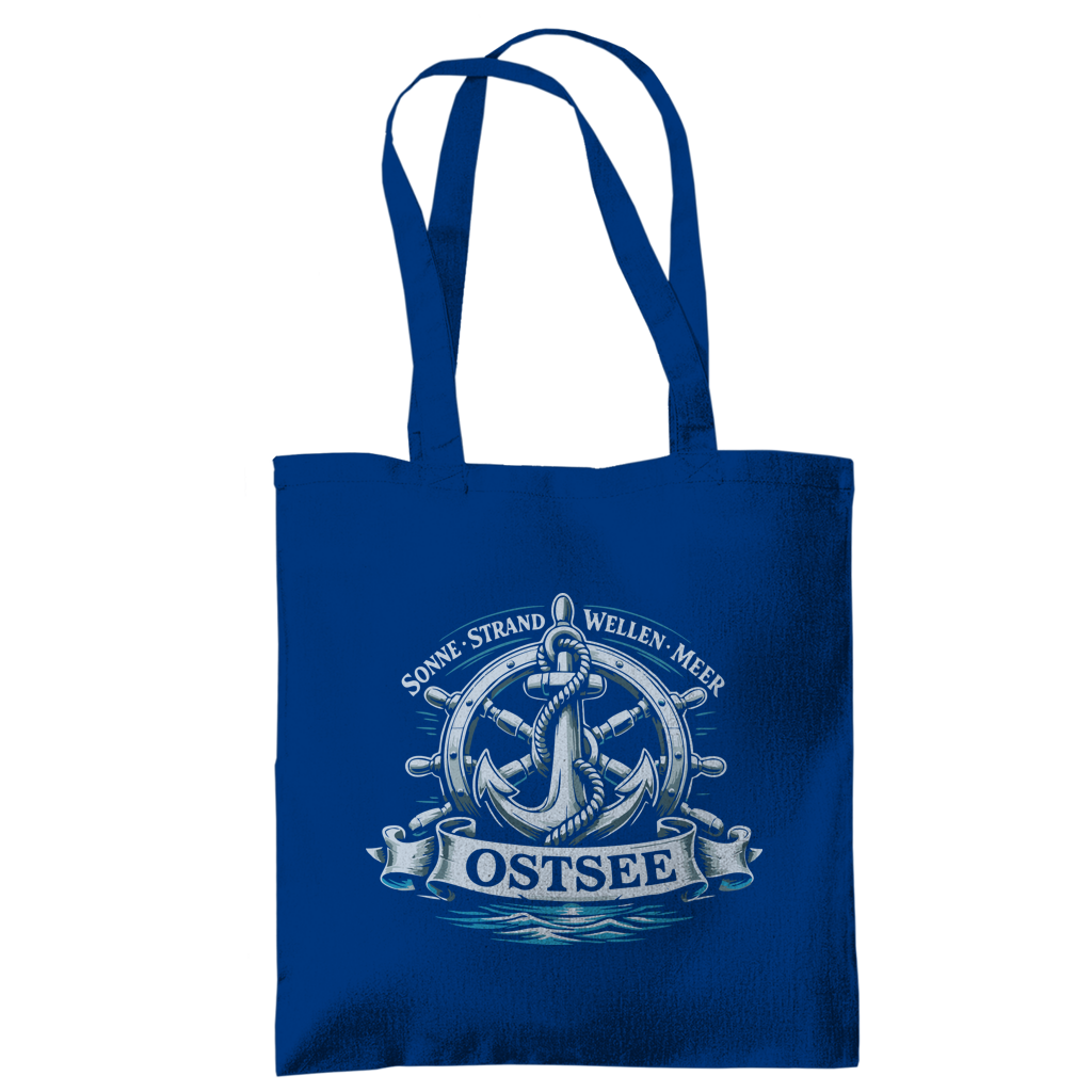 Baumwolltasche   "Ostsee Anker" #559