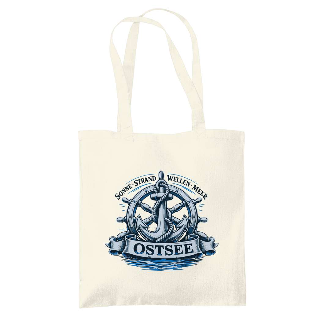 Baumwolltasche   "Ostsee Anker" #559