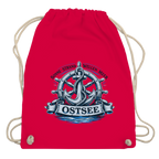 Kordelrucksack  "Ostsee Anker" #559