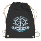 Kordelrucksack  "Ostsee Anker" #559