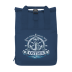 Rucksack mit Seitentasche  "Ostsee Anker" #559 Gr. S
