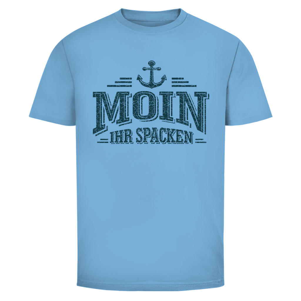T-Shirt unisex  "MOIN Ihr Spacken" #502  - einseitiger Druck