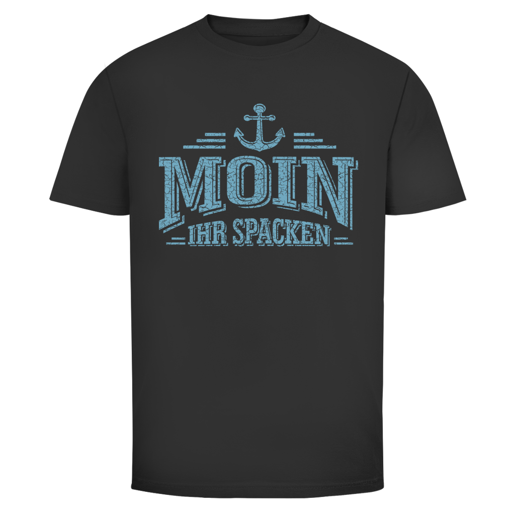 T-Shirt unisex  "MOIN Ihr Spacken" #502  - einseitiger Druck