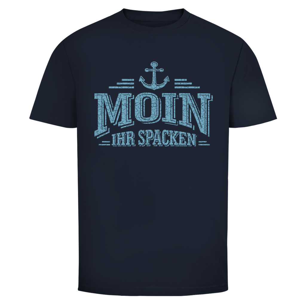 T-Shirt unisex  "MOIN Ihr Spacken" #502  - einseitiger Druck