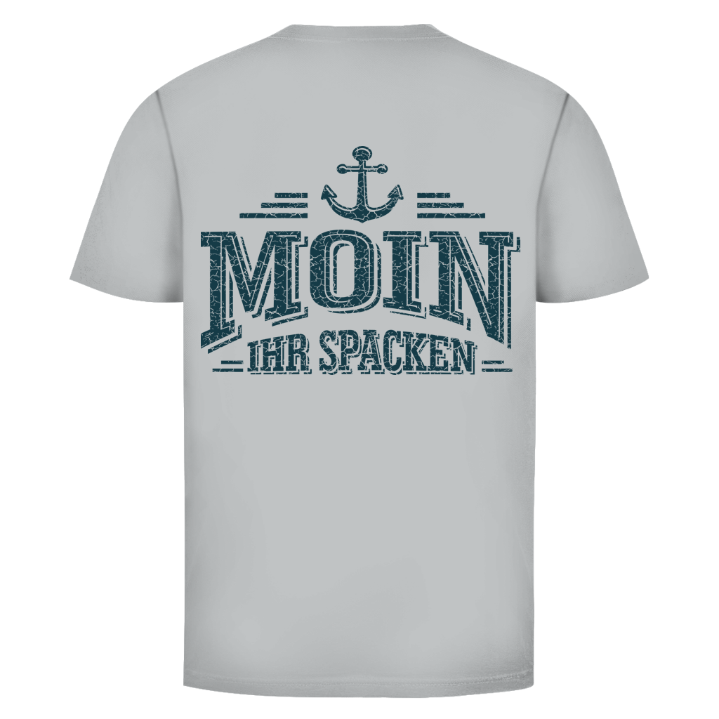 T-Shirt unisex  "MOIN Ihr Spacken" #502 - beidseitiger Druck