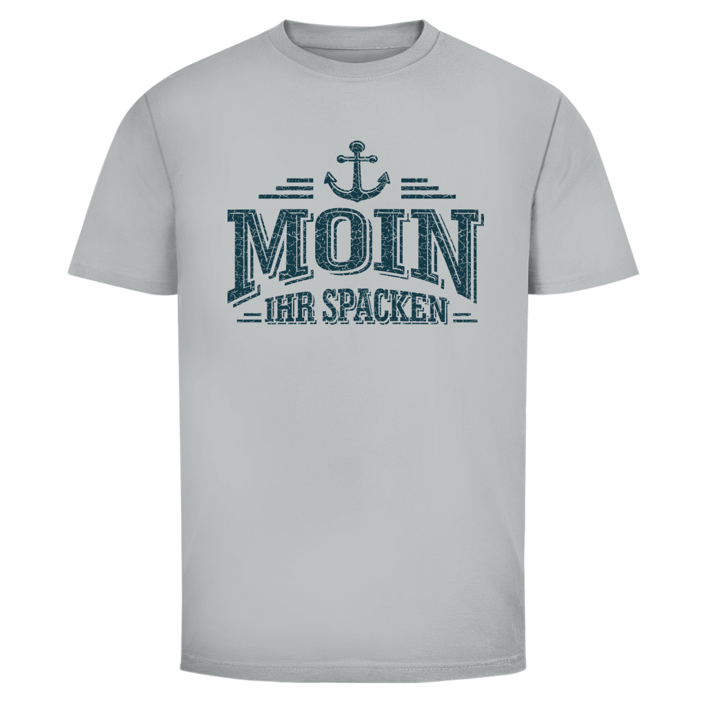 T-Shirt unisex  "MOIN Ihr Spacken" #502 - beidseitiger Druck