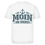 T-Shirt unisex  "MOIN Ihr Spacken" #502 - beidseitiger Druck