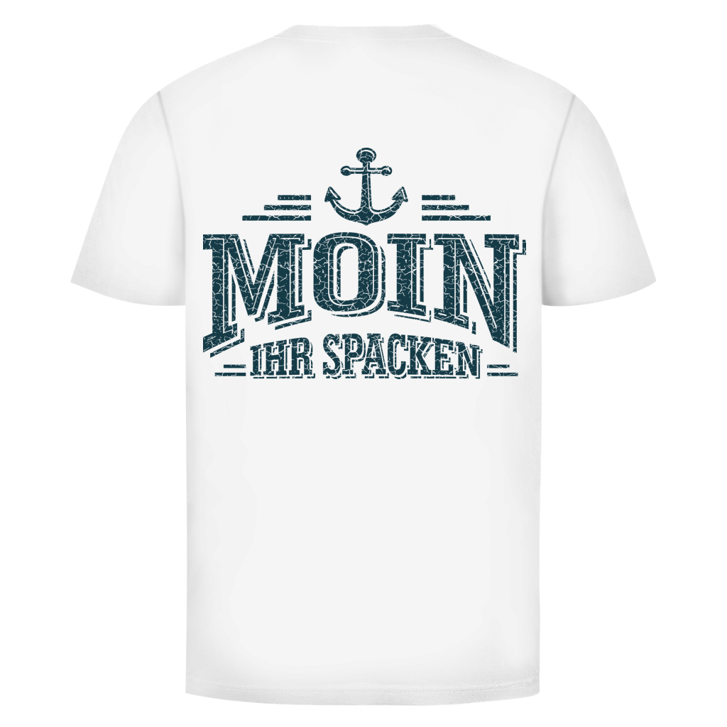 T-Shirt unisex  "MOIN Ihr Spacken" #502 - beidseitiger Druck