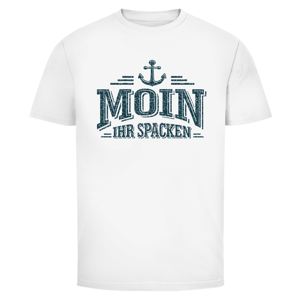 T-Shirt unisex  "MOIN Ihr Spacken" #502 - beidseitiger Druck